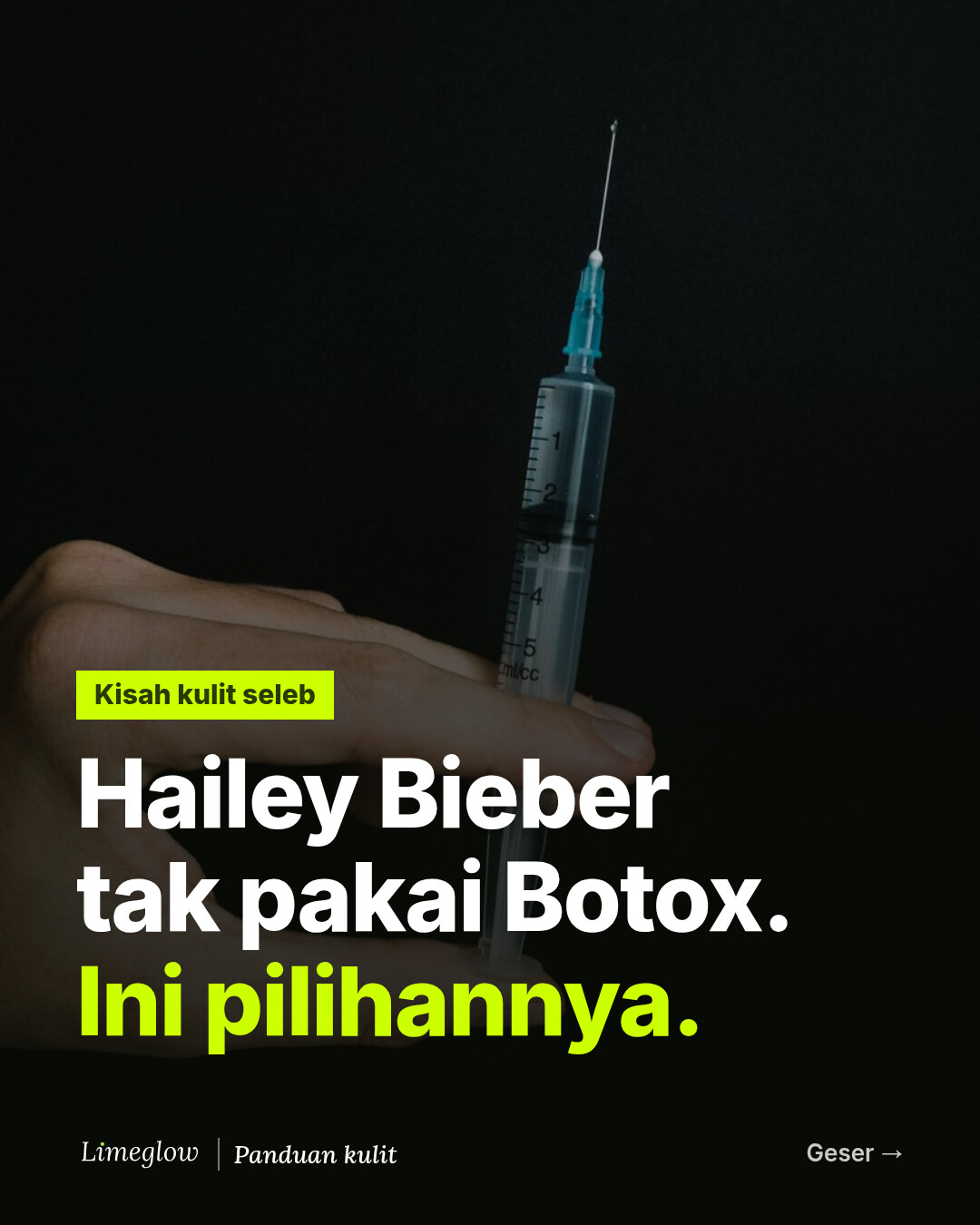 Hailey Bieber tidak memakai Botox. Ini yang ia pilih sebagai gantinya.