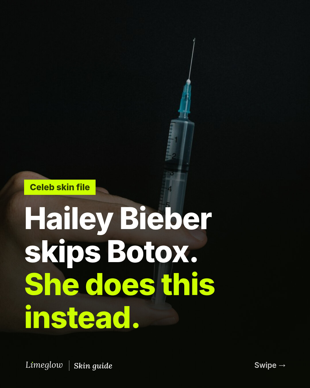 Hailey Bieber skips Botox. She does this instead.