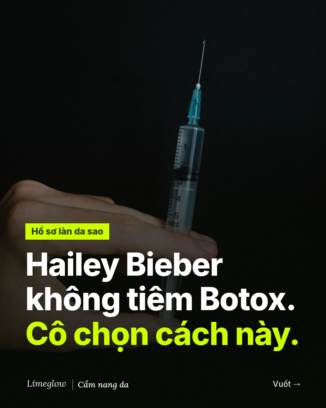 Hailey Bieber không tiêm Botox. Thay vào đó, cô ấy chọn cách này.